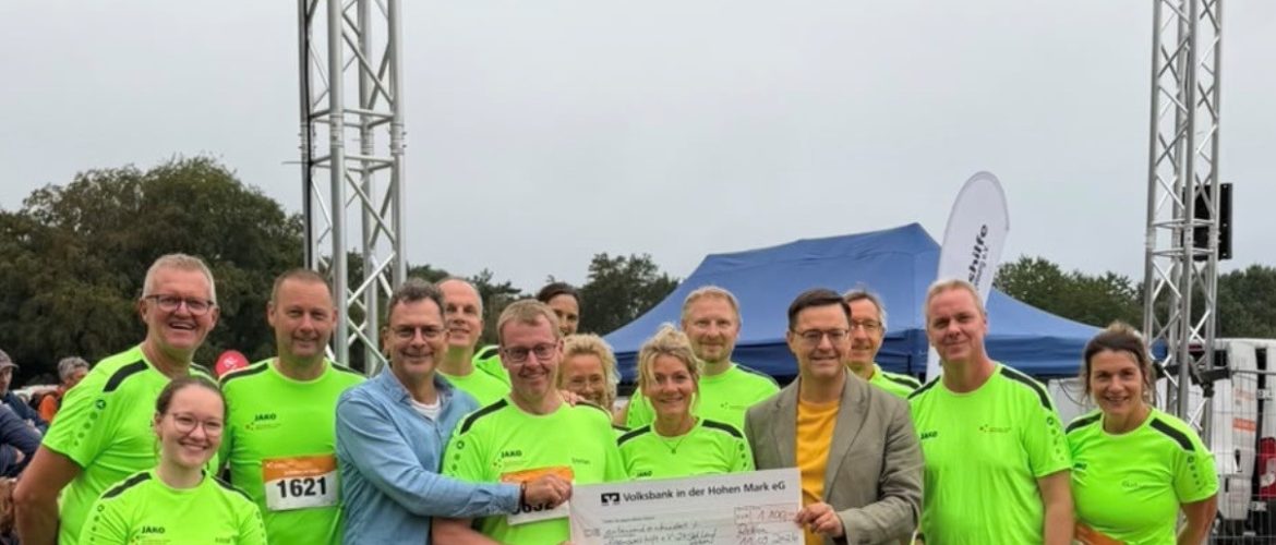 Reken-Stiftung unterstützt 24-Stunden-Lauf mit neuem Start- und Zielbogen